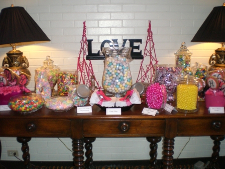 Candy Tables make a unique and interactive table for your party and guests